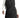 Black Longline Quilted Stand Collar Puffer Vest