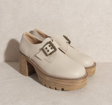 Oasis Society Sarah - Buckled Platform Loafers