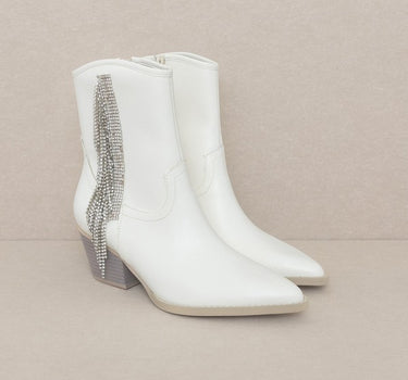 Oasis Society Rowan - Rhinestone Fringe Boot