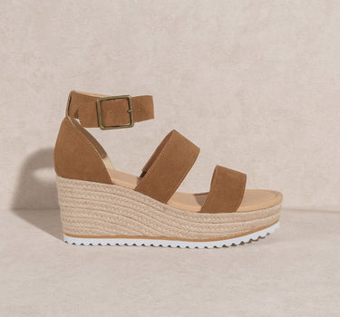 OASIS SOCIETY Slyvie - Double Strap Wedge Heel