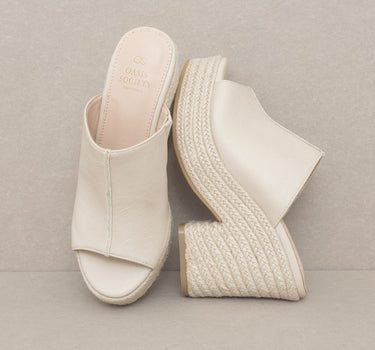 Oasis Society Melissa - Espadrille Platform Slide