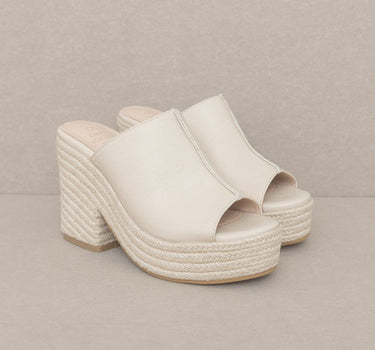 Oasis Society Melissa - Espadrille Platform Slide