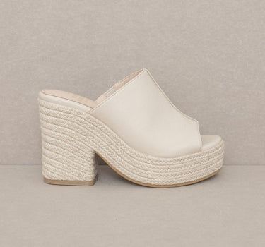 Oasis Society Melissa - Espadrille Platform Slide