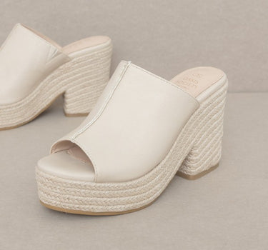 Oasis Society Melissa - Espadrille Platform Slide