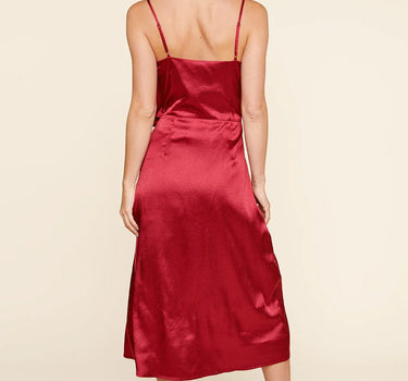 Maxine Satin Midi Dress