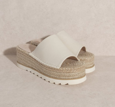 OASIS SOCIETY Ivy - Espadrille Platform Slide