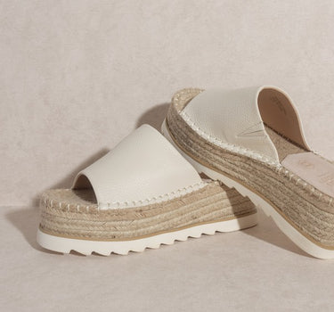 OASIS SOCIETY Ivy - Espadrille Platform Slide