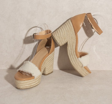 OASIS SOCIETY Riley - Espadrille Platform Sandal