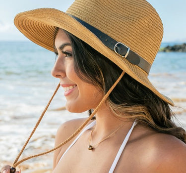 Drawstring Panama Hat