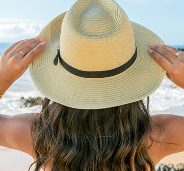 Drawstring Panama Hat