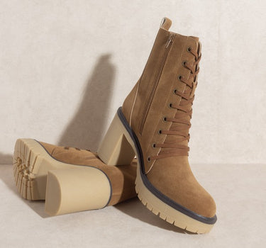 OASIS SOCIETY Jenna - Platform Military Boots