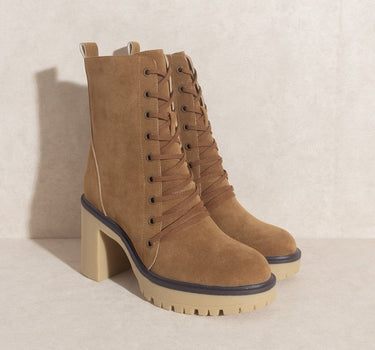 OASIS SOCIETY Jenna - Platform Military Boots