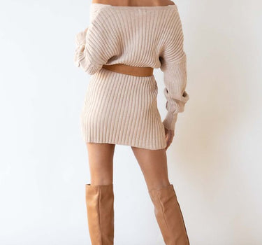 KNITTED BODYCON DRESS