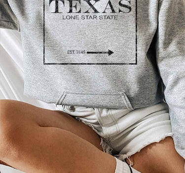 TEXAS LONE STAR STATE GRAPHIC HOODIE