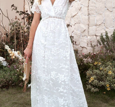 Lace maxi dress