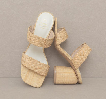 Oasis Society Kayla - Raffia Sandal Heel