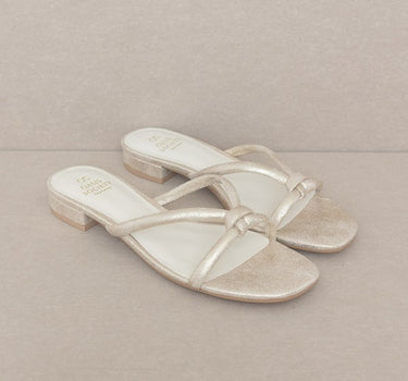 Oasis Society Ada - Delicate Knotted Flat Sandal