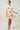 MORNING BLUSH FLORAL COLLINS GODET MINI DRESS