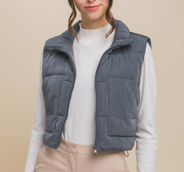 Puffer Vest With Pockets