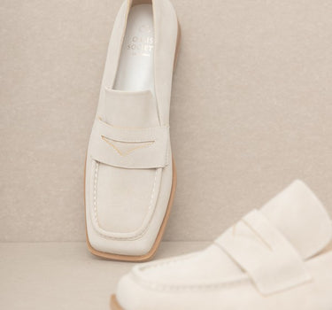 OASIS SOCIETY June - Square Toe Penny Loafers