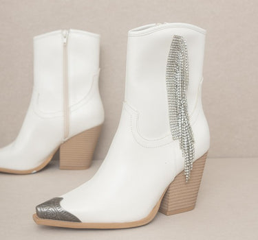 OASIS SOCIETY Kai - Rhinestone Fringe Boots