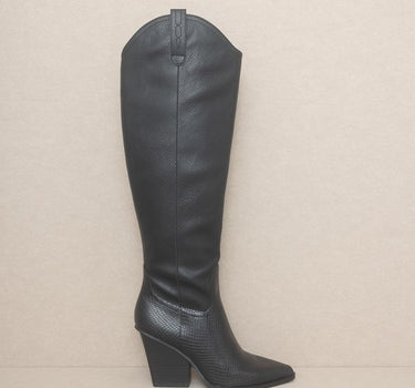 OASIS SOCIETY Barcelona - Knee High Western Boots