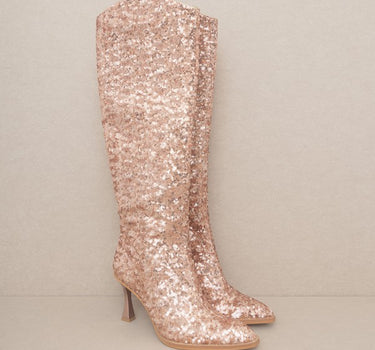 OASIS SOCIETY Jewel - Knee High Sequin Boots