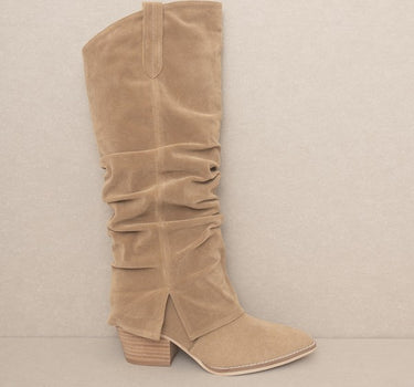 OASIS SOCIETY Thea - Fold Over Slit Jean Boots