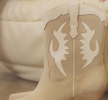 OASIS SOCIETY Houston - Layered Panel Cowboy Boots