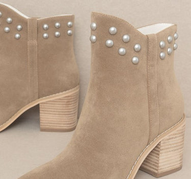 OASIS SOCIETY Alofi - Studded Collar Booties