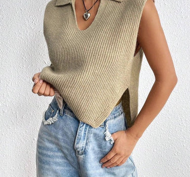 Sleeveless sweater