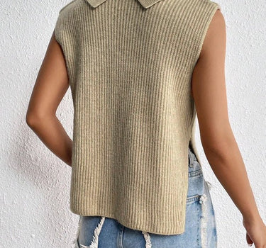 Sleeveless sweater