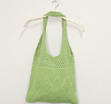 Zigzag Crochet Tote Bag