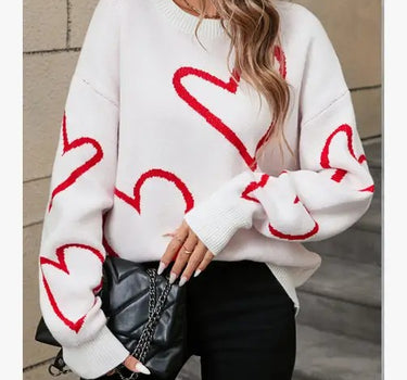 Heart sweater