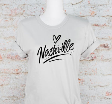 Cursive Nashville Crewneck Graphic Tee