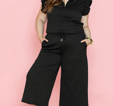 Annabella Black  Pants Set