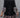 Black Leopard Trim V Neck Ruffled Sleeve Flared Dress