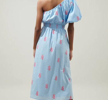 Gelato Floral Bridgette One Shoulder Midi Dress