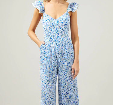 Montgomery Flouncy Cropped Jumpsuit