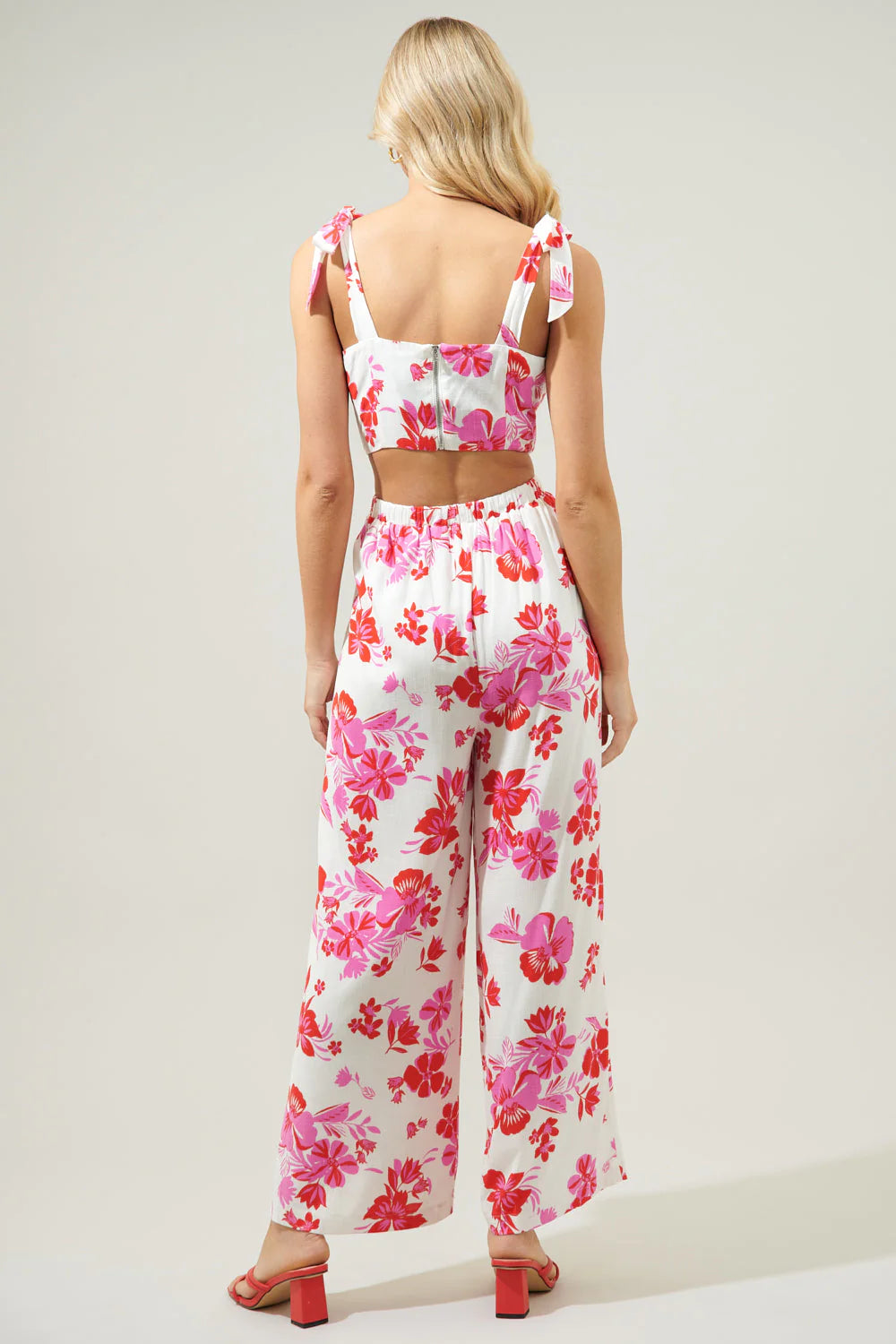 Maui Floral Harley Cutout Jumpsuit
