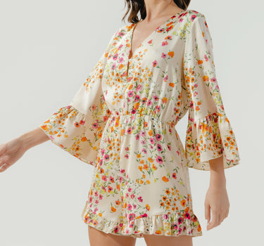 Marcia Summer Lovin' Bell Sleeve Romper