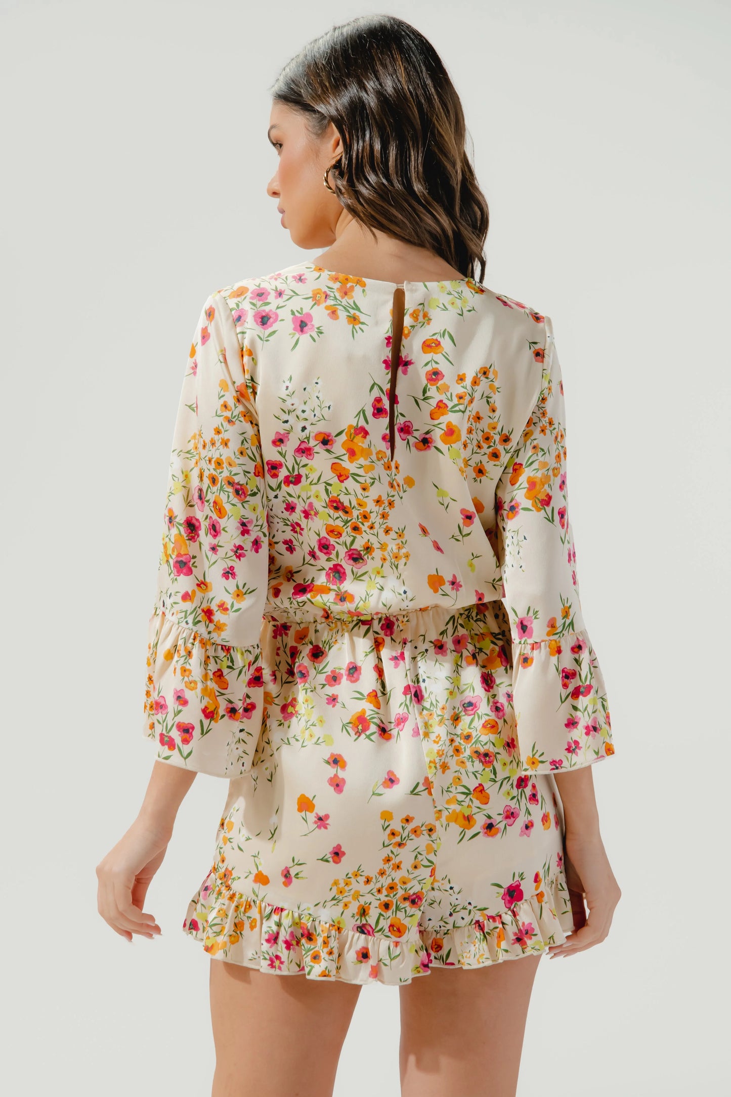 Marcia Summer Lovin' Bell Sleeve Romper