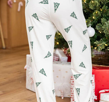 Skobeloff Christmas Tree Print Tee and Pants Lounge Set